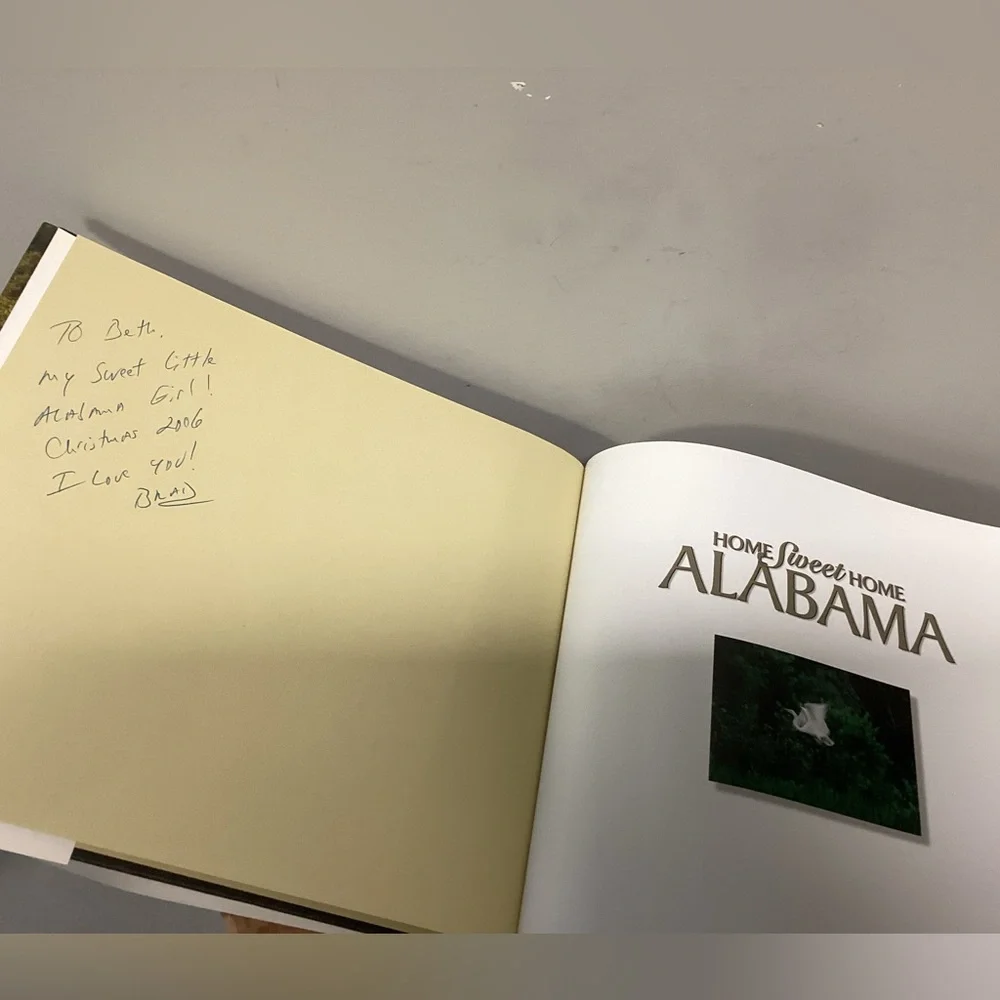 🟢 Vintage - Home Sweet Home Alabama - Huge Coffee Table Picture Book - Great